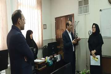 بازدید رئیس دانشگاه از معاونت درمان
